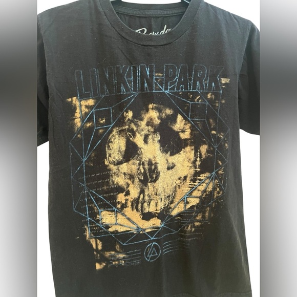 Vintage Linkin Park Band Shirt Tee Rare Jersey Over Print Big Logo Size S - Picture 2 of 6